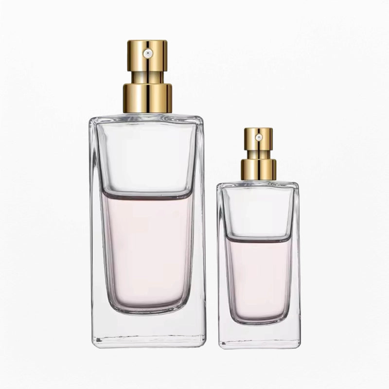 Empty Perfume Bottle for Sale Slim Cube Design