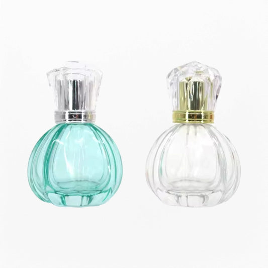 empty refillable perfume bottle shaped like a pumpkin custom color