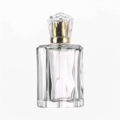 Custom Perfume Bottle Cross-Section Resembles a Six-Petal Flower