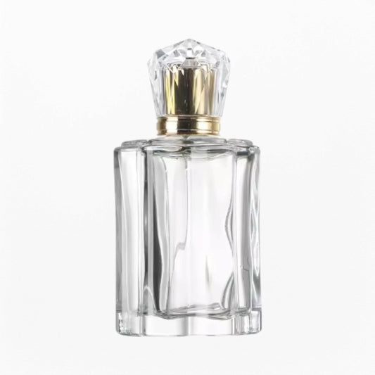 Custom Perfume Bottle Cross-Section Resembles a Six-Petal Flower