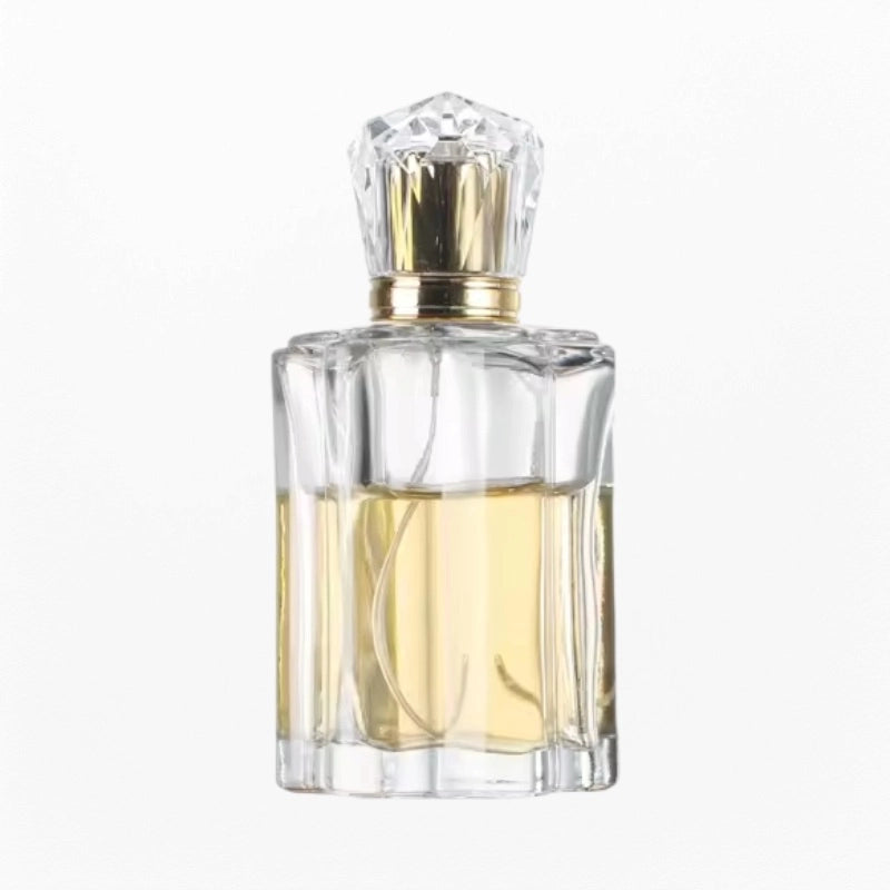 Custom Perfume Bottle Cross-Section Resembles a Six-Petal Flower