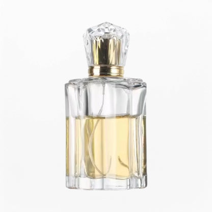 Custom Perfume Bottle Cross-Section Resembles a Six-Petal Flower