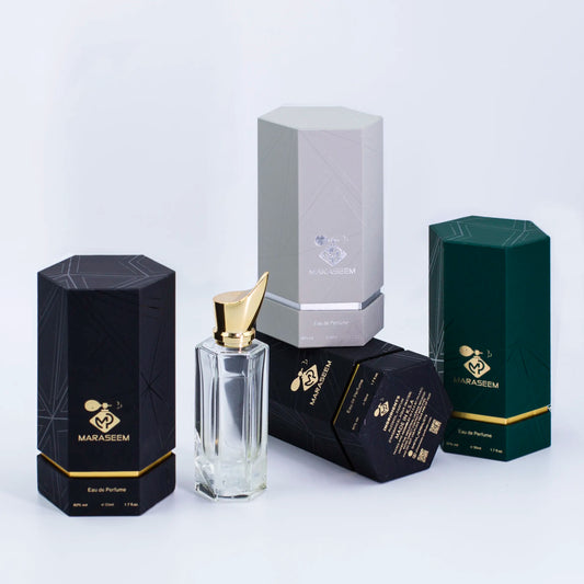 Coffret Parfum Tube Prisme Hexagonal C02