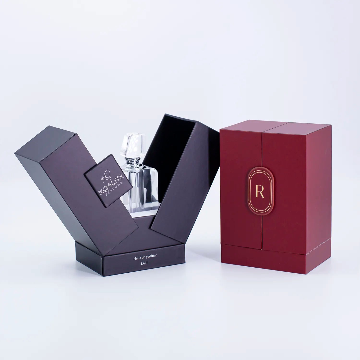 Two-way door perfume packaging gift box F02