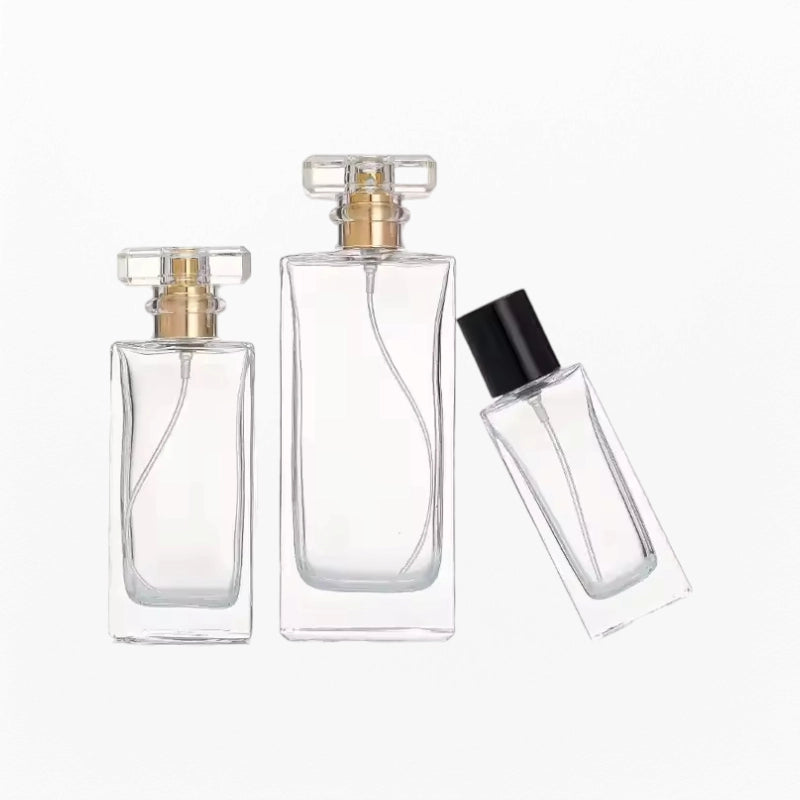 Fragrance Perfume Bottles of three volumes