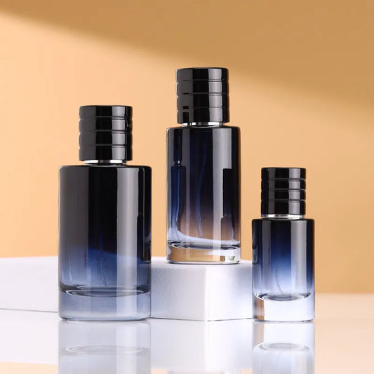 Glass Perfume Bottle Spray Gradient Color Design