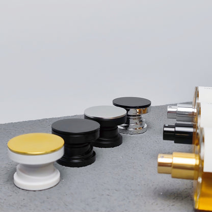 Luxury Cylinder Glass Perfume Bottle with Pump Sprayer Empty 15mm Crimp Neck 100ml Capacity Plastic Cap & Box