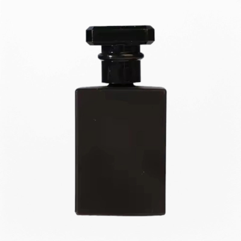 Perfume Bottle Black Color Square Shape