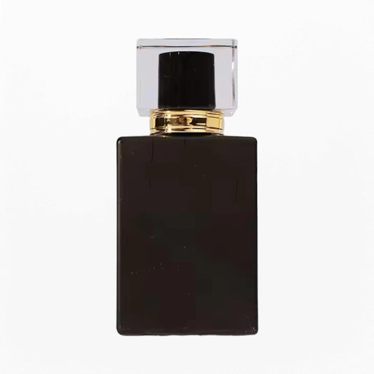 Perfume Bottle Black Color Square Shape