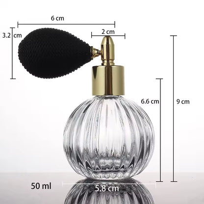 Dimension of Perfume Bottle with Squeeze Ball