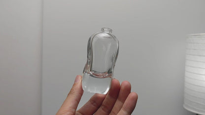 30ml Luxury Empty Glass Perfume Bottle with Round Ball Cap Custom Fragrance Packaging Bottle OEM ODM