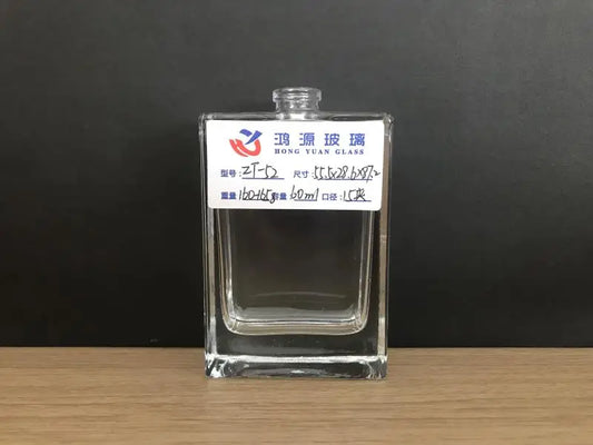 square glass perfume bottle