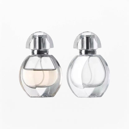 Unique Perfume Bottle Design 30ml Cute Shape Clear Glass